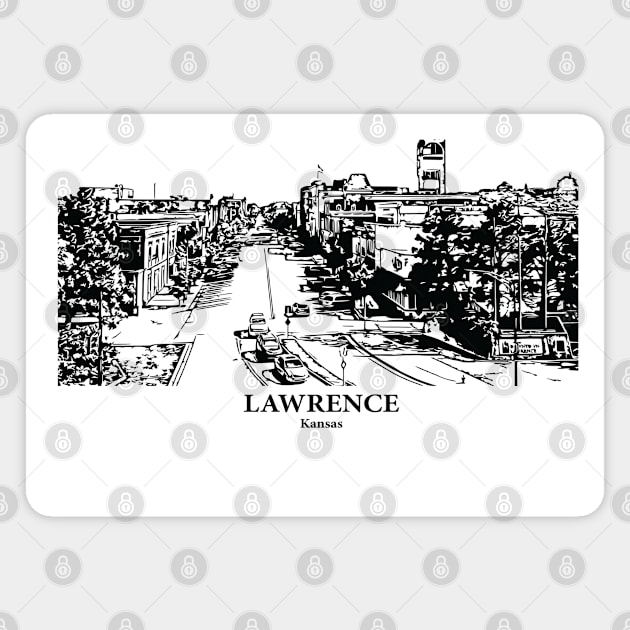 Lawrence - Kansas Magnet by Lakeric